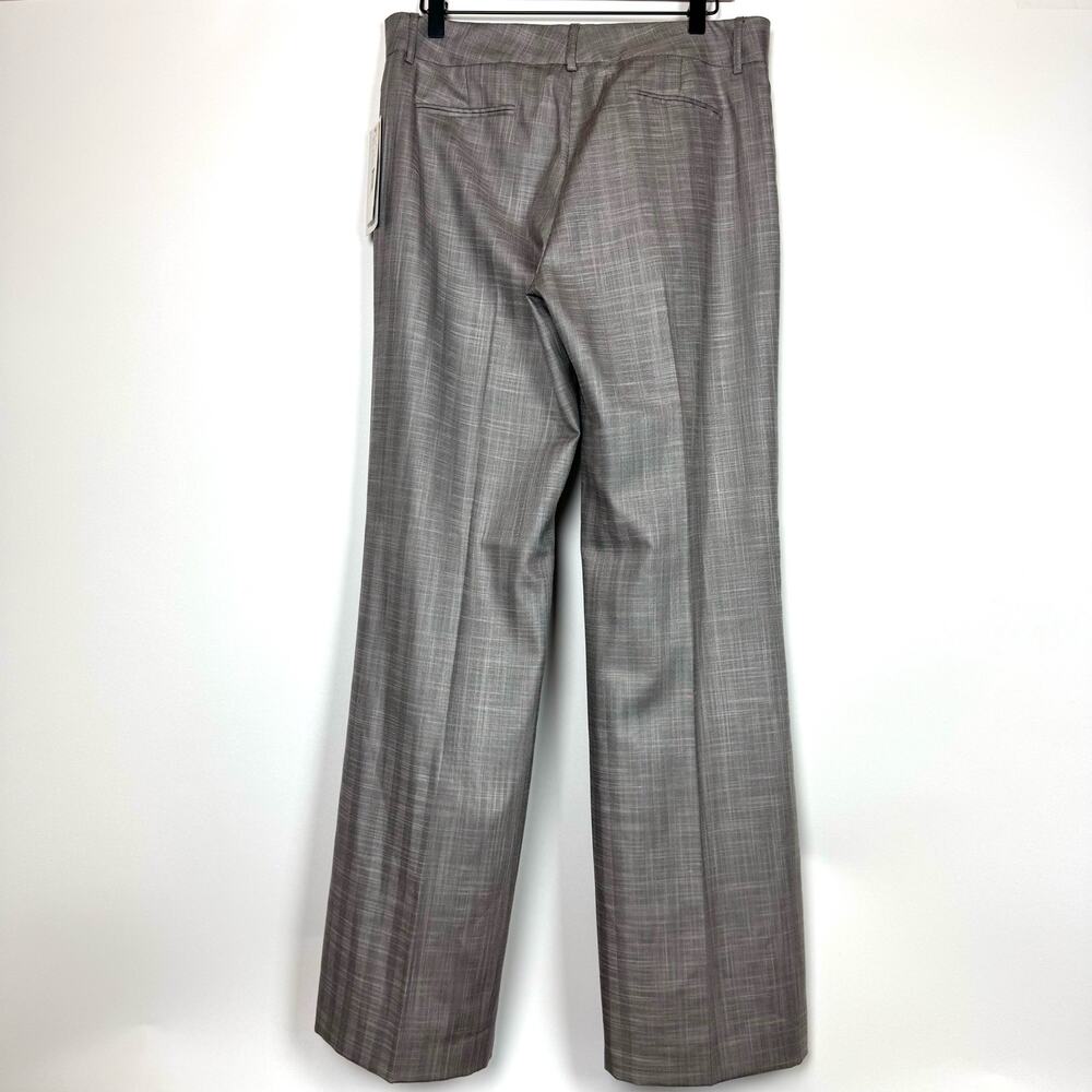 ANTONIO MELANI Maxine Fit Wide Leg Smoke Grey Pant Size 10 NWT - Picture 2 of 9